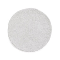 Ковер Круглый из хлопковой ткани Renzo маленький размер диаметр 70 см белый LA REDOUTE INTERIEURS  фото, kupilegko.ru